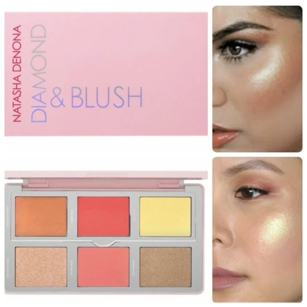 NATASHA DENONA DIAMOND & BLUSH Face Highlighting & Contour Palette 02 Citrus